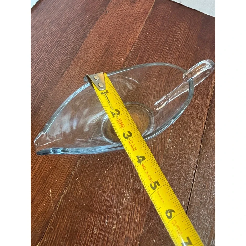 Anchor Hocking Clear Glass Gravy‎ Boat Sauce Pitcher 1043 USA Microwave Safe